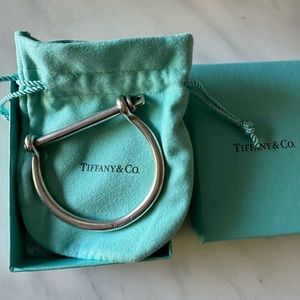 Miansai Silver Bracelet with Tiffany & Co. Pouch and Box